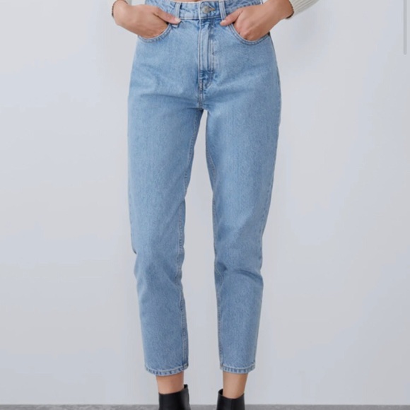 Zara Mom Jeans BRAND NEW - Picture 1 of 4